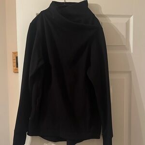 Athleta - Black Long-Sleeve Funnel Neck Top
